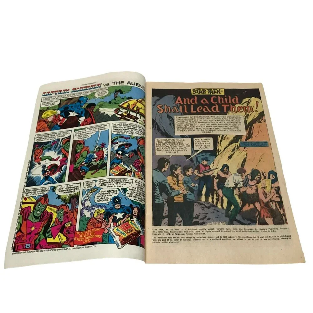 Vtg Star Trek Comic Book "And A Child Shall Lead Them" Gold Key 805 May 1978 - Picture 2 of 5